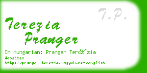 terezia pranger business card